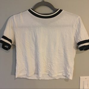 Forever 21 white crop top